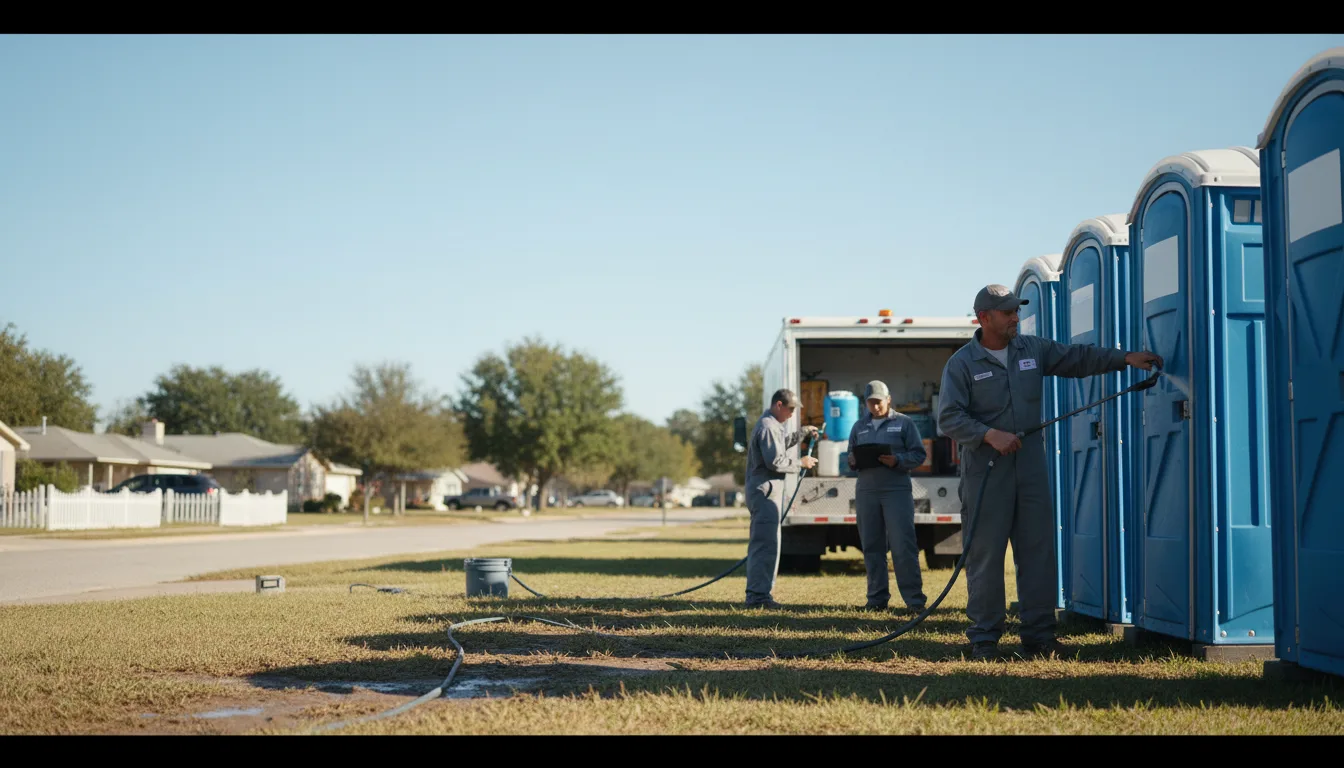 Long-Term Portable Toilet Rental in Roland, OK near me